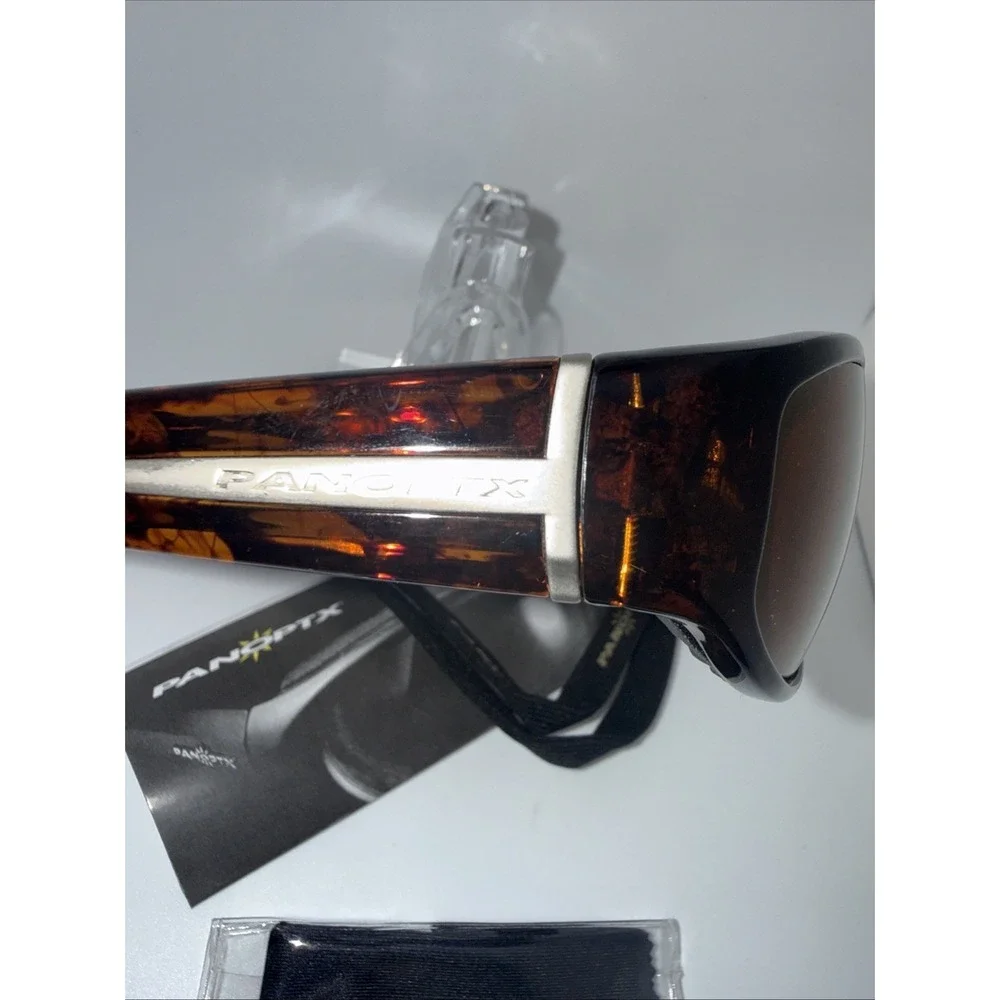 Panoptx VORTEX Official Sunglasses Motorcycle Tortoise Frame Foam- Strap & Cloth